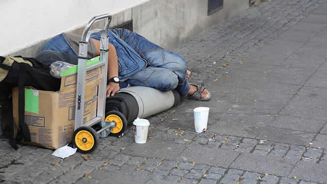homeless